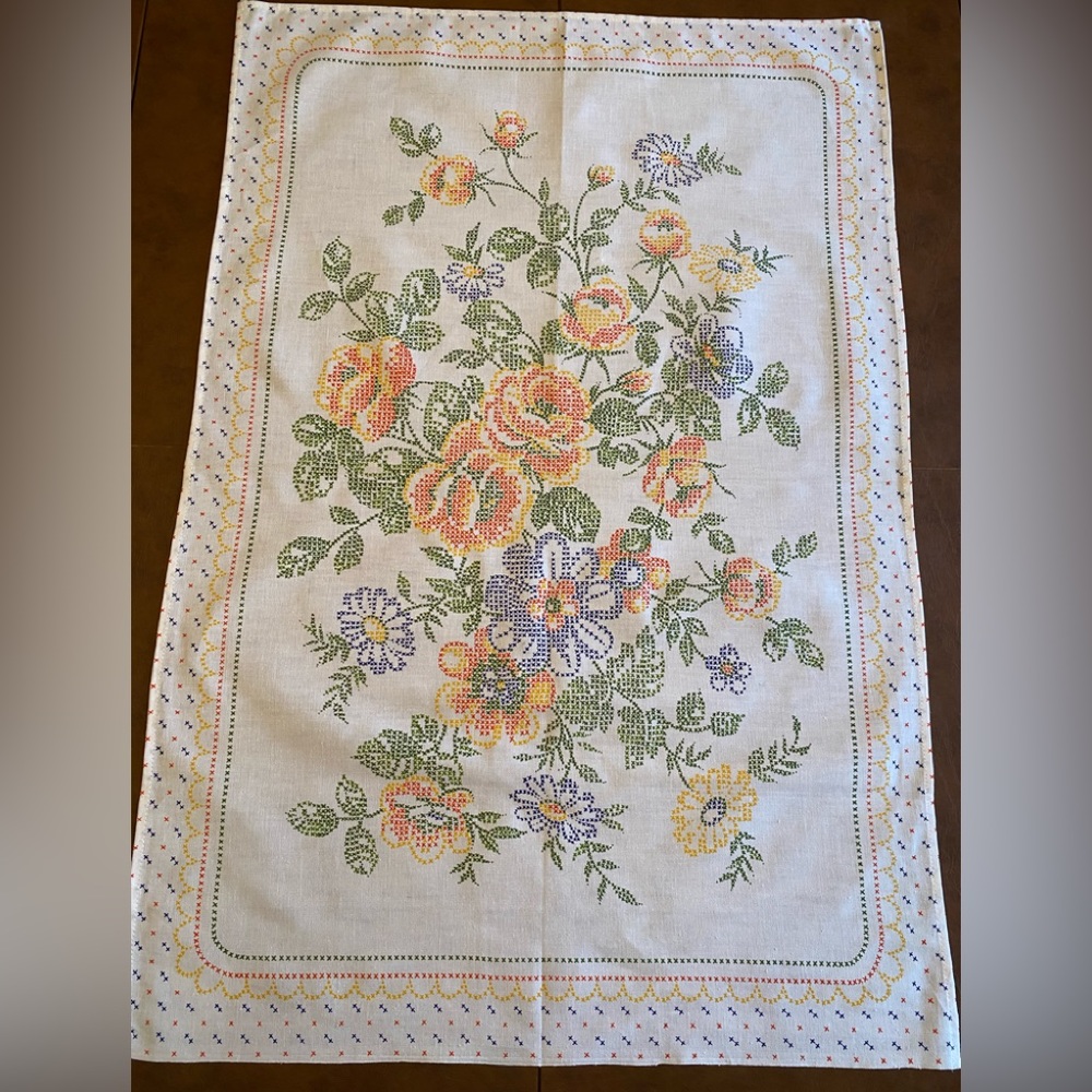 Floral cloth